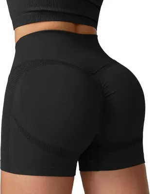 Produktbild von Sportshorts Damen, hohe Taille, Scrunch Leggings, Push Up Effekt, für Fitness