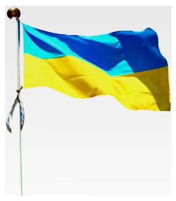 Produktbild von Ukrainische Flagge in Gelb/Blau, 100 x 150 cm