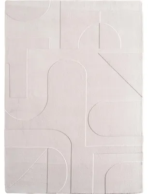 Immagine prodotto di Carpetsale24 Tappeto Boho Scandinavo a Pelo Corto con Effetto 3D Lavabile Morbido e Moderno per Soggiorno, Dimensioni: 240x340 cm