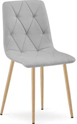 Obrázek produktu pro Židle LIBRA - světle šedá látka/dřevěné nohy x 1