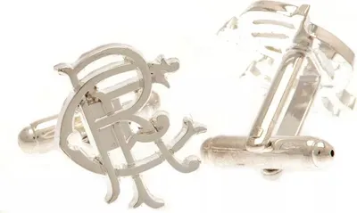 Immagine prodotto di Rangers FC - Gemelli da polso, colore argento BS4459 (taglia unica) (argento)
