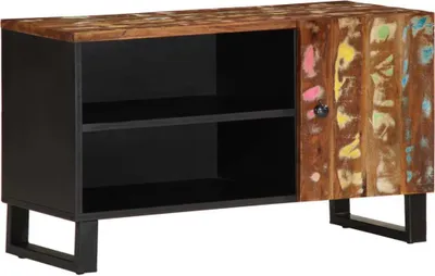 Produktbild von vidaXL TV-Schrank 80x33x46 cm Altholz Massiv & Holzwerkstoff
