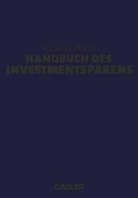 Obrázok produktu pre Handbuch des Investmentsparens