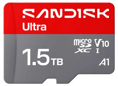 Immagine prodotto di SANDISK Ultra microSDXC da 1,5 TB, UHS-I + adattatore SD (velocità di lettura fino a 195 MB/s, Full HD)