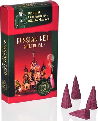Obrázok produktu pre Vonné sviečky ruská červená ŠxVxH 6x11x2cm NOVINKA