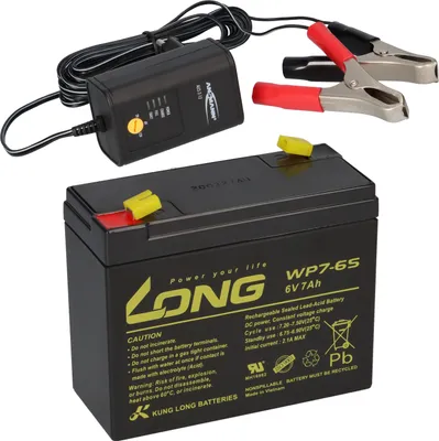 Zdjęcie produktu dla Akumulator AGM LEAD 6V 7Ah WP7-6S kompatybilny z zasilaczem UPS LEAD GEL + ŁADOWARKA