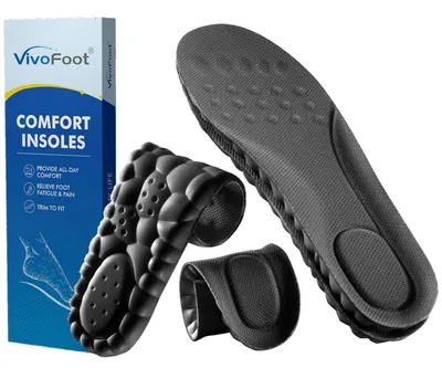 Productafbeelding van Inlegzolen - 4D Cloud Soles - Zwart - 2 Paar