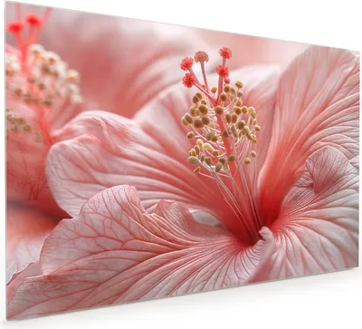 Produktbild von Küchenrückwand Spritzschutz Glas mit Motiv Blumenzauber 40 x 40 cm
