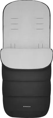 Produktbild von Kikkaboo Classic 2024 Fußsack Grau  Grau One Size