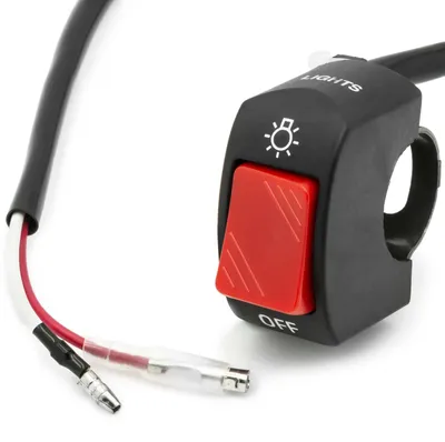 Motorrad Roller Lenker Lenk Stange Scheinwerfer Ein Aus Licht Schalter 6V 12V – Produktansicht