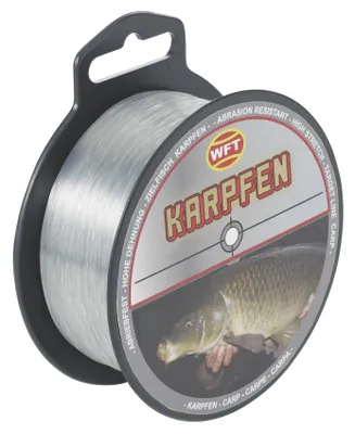 Produktbild von WFT Zielfisch Karpfen 300m 0,35mm 10,4kg grau - Angelschnur