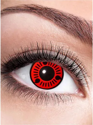 Produktbild von Manga Sasuke Sharingan - Halloween Kontaktlinsen Dioptrien: -3,5