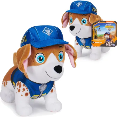 Zdjęcie produktu dla Pluszowa maskotka Paw Patrol – Wheeler, Rubble i jego ekipa, 20 cm