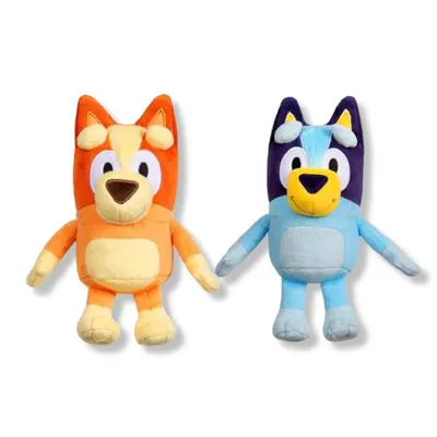 Produktbild von Wiztex Bluey und Bingo Plüschtiere Set - Anime Plüschspielzeug Set Bluey Bingo Stofftier Geschenk