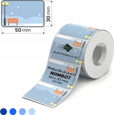Zdjęcie produktu dla Etykiety samoprzylepne naklejki termiczne Niimbot B1 B4 B21 B3S B31 50x30