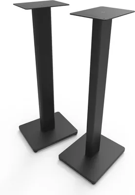 Produktbild von Lautsprecher Standfuß - Bookboard Halter - Verbesserter Sound - Versteckte Kabelführung - 71 cm - Schwarz
