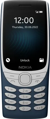 Produktbild von Nokia 8210 4G, Balken, Dual-SIM, 7,11 cm (2.8"), 0,3 MP, 1450 mAh, Blau