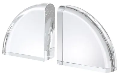 Obrázek produktu pro Casa Padrino sada h skleněných stojánků na knihy 22 x 7,5 x v. 22,5 cm - dekorativní doplňky