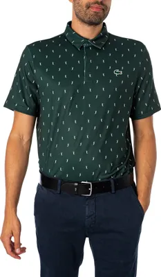 Produktbild von Lacoste Bedrucktes Golf-Poloshirt mit UV-Schutz, Grün XL