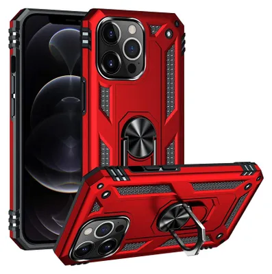 Obrázok produktu pre Puzdro Armor Shield na mobilný telefón pre Apple iPhone 12 Pro Max Case Ultra Hybrid Case, červené