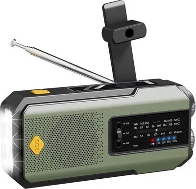 Produktbild von Solar-Notfunkradio Akku Batterie tragbar