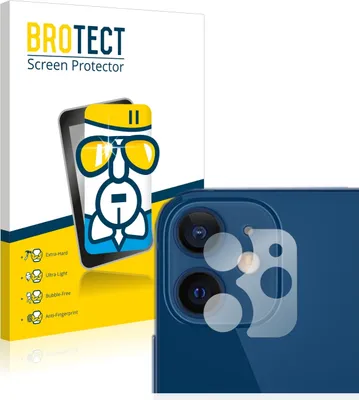 Produktbild von BROTECT Schutzglas für Apple iPhone 12 (NUR Kameraschutz) Schutzfolie Panzer Folie Glas Display Schutz klar