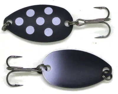 Produktbild von Westin Fidusen 3,2cm 2,8g - Blinker, Farbe:Black / White (Glow) Dots