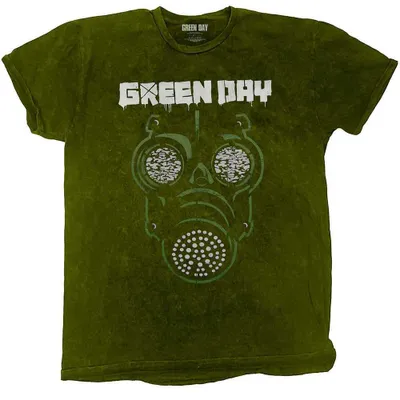Zdjęcie produktu dla Green Day Gas Mask (Wash Collection) Khaki Green M Koszulka