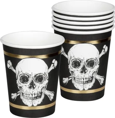 Obrázok produktu pre 10 pirátskych papierových pohárov