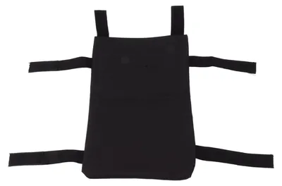 Imagen del producto de Bolsa para guardar muletas, tipo colgante, con bolsillo para transporte, portátil, organizador de viaje, ligera, para bastón, color