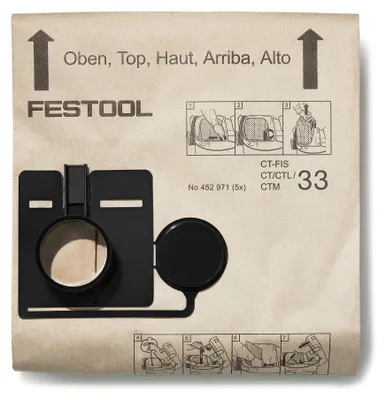 Obrázok produktu pre Filtračný vak Festool FIS-CT 33/5 | 452971