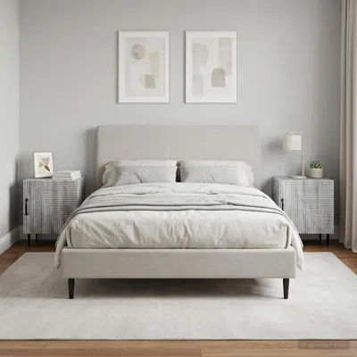 Zdjęcie produktu dla Maison Exclusive - Komody nocne, 2 sztuki. Szare, imitujące drewno Sonoma, wymiary 43 x 34,5 x 50 cm, materiał: płyta wiórowa
