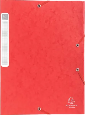 Image de Exacompta 10x Boite de classement Cartobox Dos 40mm A4 Rouge 14009H