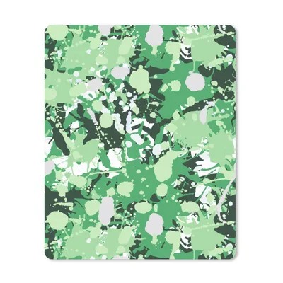 Produktbild von MuchoWow® Mauspad Mousepad Muster - Grün - Camouflage 30x40 cm - Mousepads - Maus Mat - Pad - Mausunterlage - Mausmatten