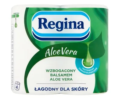 Zdjęcie produktu dla Regina, Aloe Vera Papier toaletowy, 4 rolki