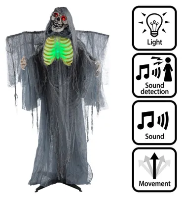 Produktbild von Halloween Figur "Kryptawächter" Animiert | 170 cm