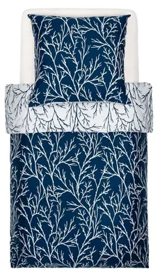 Produktbild von Brielle Mako Satin Wendebettwäsche Set 100% Baumwolle\/Fadenzahl 220 mit Reißverschluss 2-teilig Deckenbezug 140 x 200 cm Kissenbezug 65 x 65 cm Dunkelblau Grau