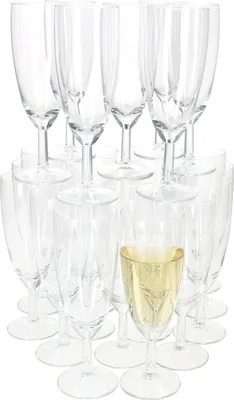 Obrázek produktu pro sada 24 sklenic na šampaňské Royal 140ml sklenice na šampaňské čirá flétna na šampaňské Prosecco party