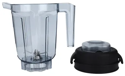 Obrázok produktu pre Priehľadná nádoba na mixovanie potravín s viečkom s nožmi, náhradný diel, vhodná pre Vitamix 32 oz
