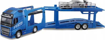 Image de Laweta Volvo FH16 + Porsche 1:43 BBURAGO