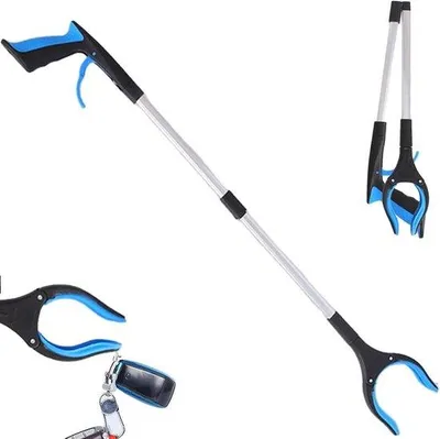 Obrázek produktu pro Skládací otočný kleště na odpadky, délka 83 cm, s magnetem, pro seniory