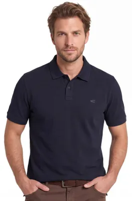 Image de Camel Active 409920-7P01 - Polo à manches courtes, taille : M, couleur : bleu marine foncé