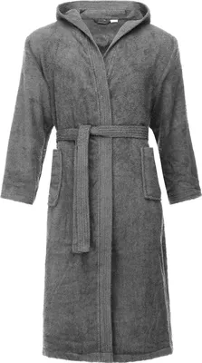Produktbild von Ladeheid Herren Frottee Bademantel aus 100% Baumwolle LA40-192 (Dunkelgrau-12, S)