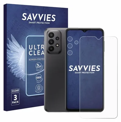 Produktbild von 6x Für Samsung Galaxy A23 5G (Display+Kamera) Schutzfolie Savvies Displayschutz Display Schutz Folie Klar Transparent
