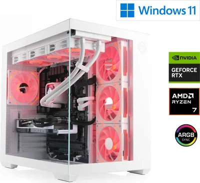 Produktbild von Gaming PC, AMD Ryzen 7 9800X3D, 4700 MHz, GeForce RTX 5070 Ti, 32 GB DDR5 RAM, 2000 GB M.2 SSD, Windows 11 Home, USB 3.2 | M12110H
