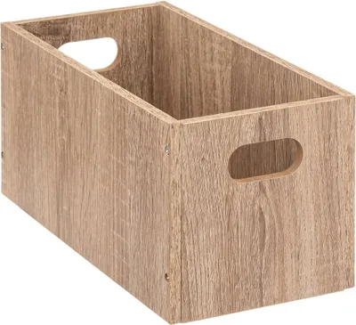 Obrázek produktu pro Box / Krabice do regálu 15x31cm dřevo přírodní