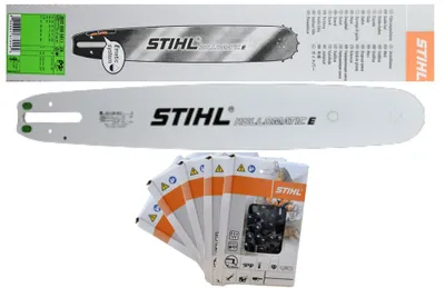 Produktbild von Stihl Schneidgarnitur Führungsschiene 30030006811 E 37cm 0,325'1,6mm+5 Stihl original Halbmeißelketten 36860000062
