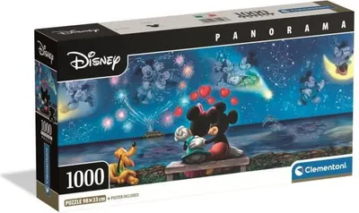 Zdjęcie produktu dla Puzzle Panorama Myszka Miki i Minnie 1000 elementów