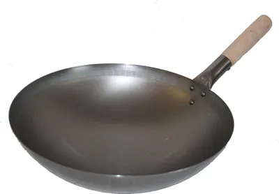 Produktbild von WOK PFANNE 41 cm Ø Tiefe 14,5 cm XL runder Boden Gas Wokpfanne Gastronomie, AAF Nommel®