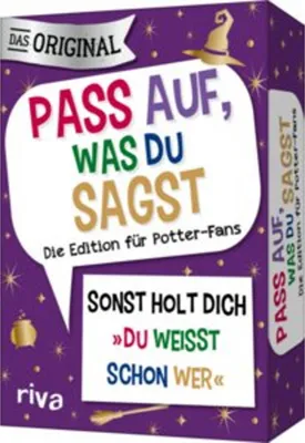 Produktbild von Pass auf, was du sagst - Die Edition für Potter-Fans